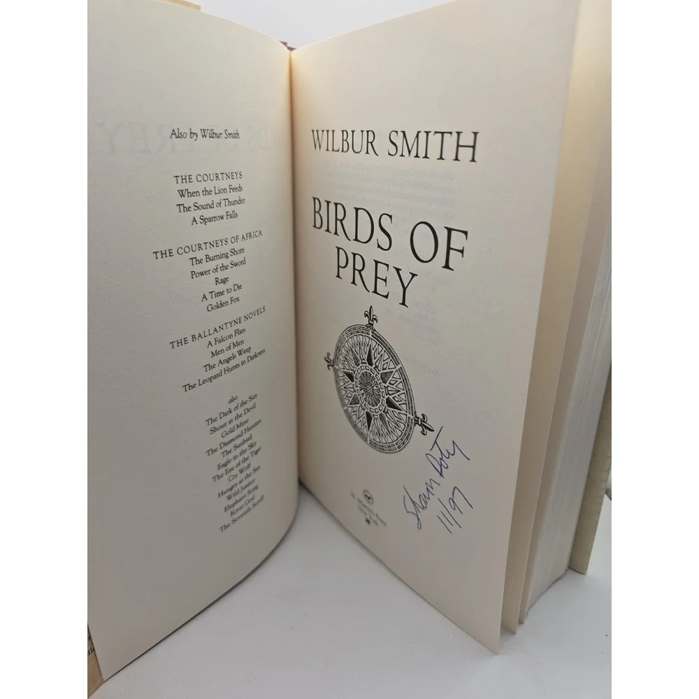 Birds of Prey by Wilbur Smith 1997 1st/1st US Edition Hardcover Vintage